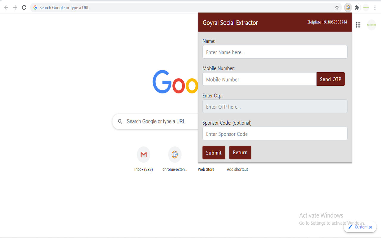 Goyral Social Extractor截图3