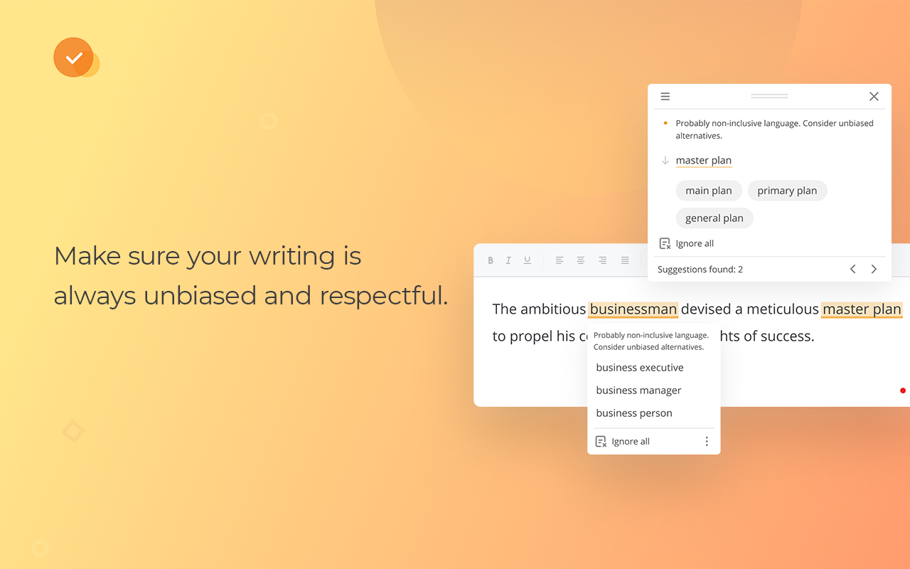 WProofreader: AI grammar check & rewrite tool截图1