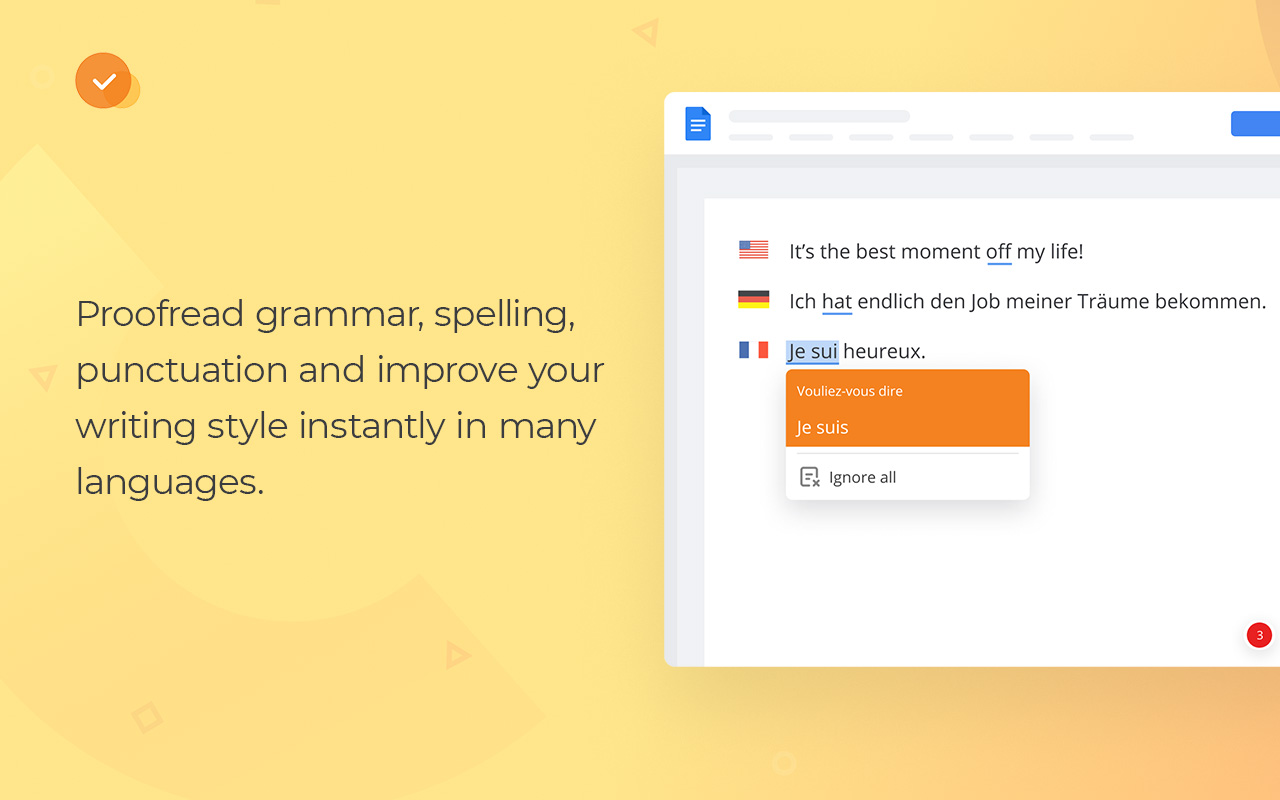 WProofreader: AI grammar check & rewrite tool截图3