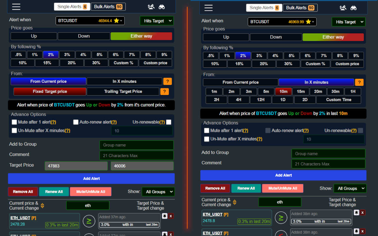 Binance Price Alerts & RSI Monitor截图3