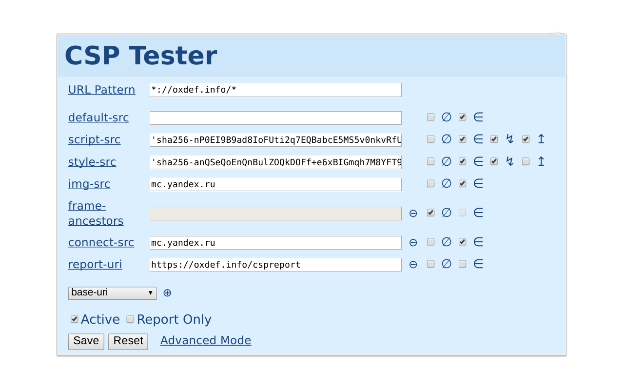 CSP Tester截图1