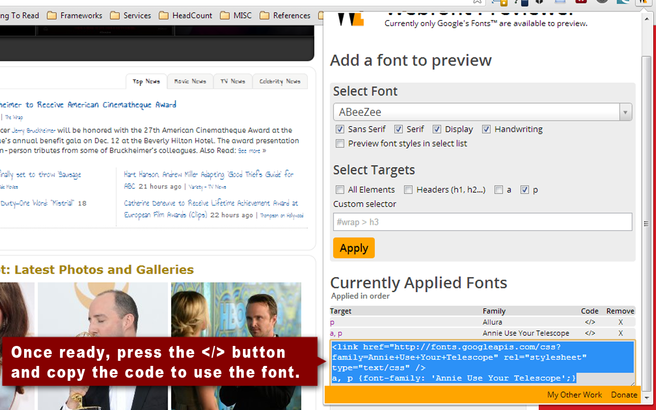 Webfont Previewer截图1