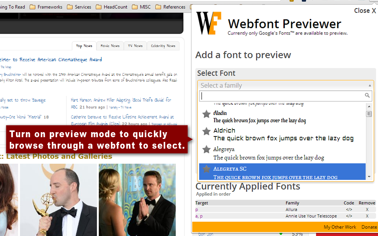 Webfont Previewer截图2