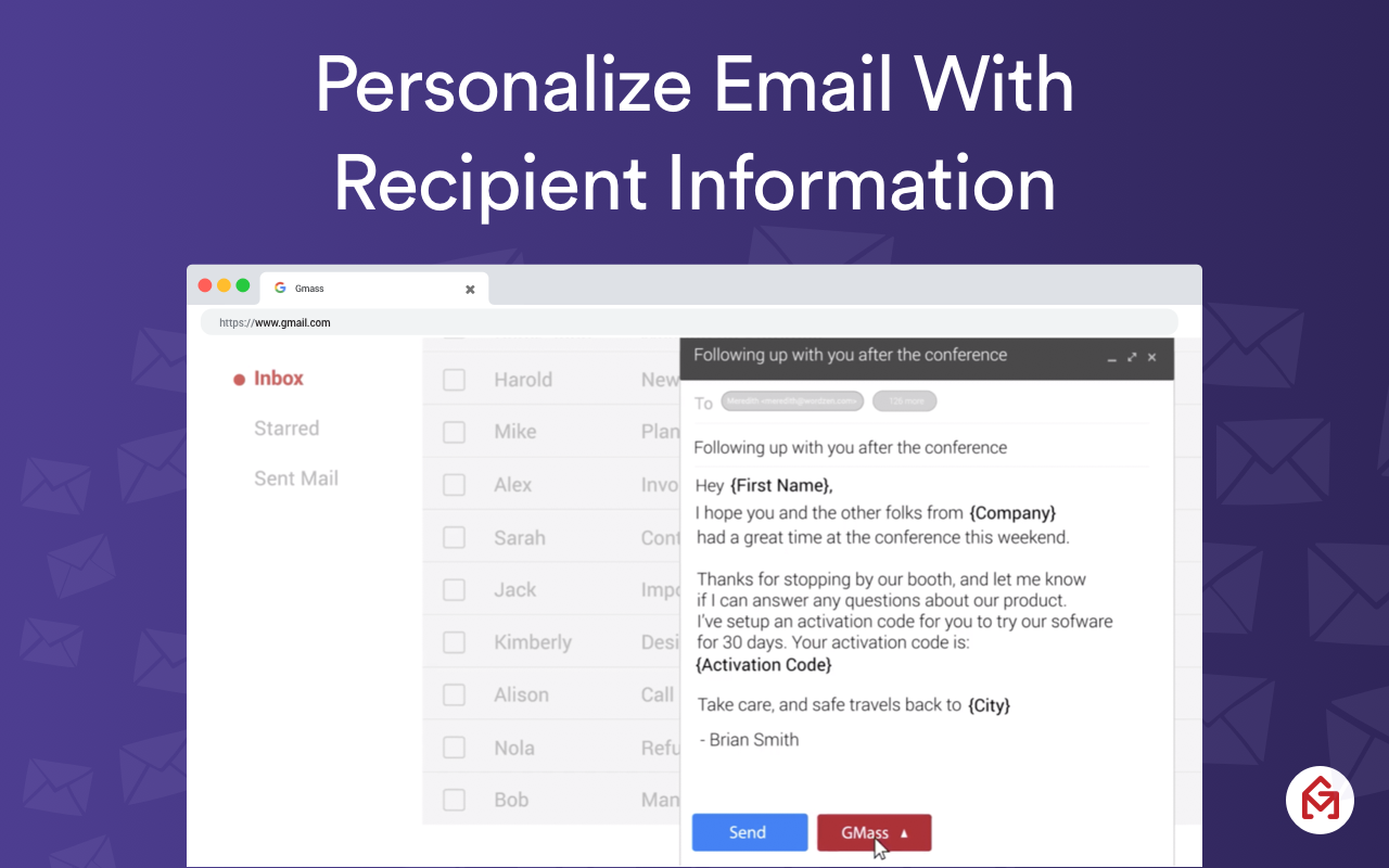 GMass: Powerful mail merge for Gmail截图1