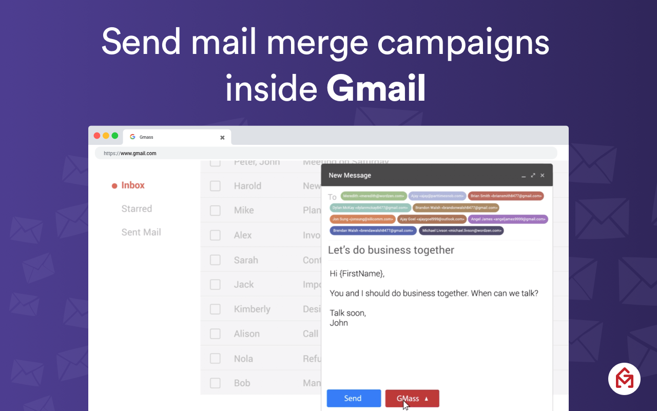 GMass: Powerful mail merge for Gmail截图3