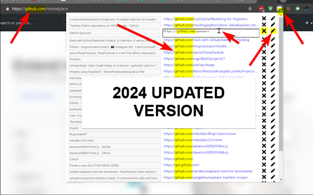 Bookmark Manager per Domain and Page截图2