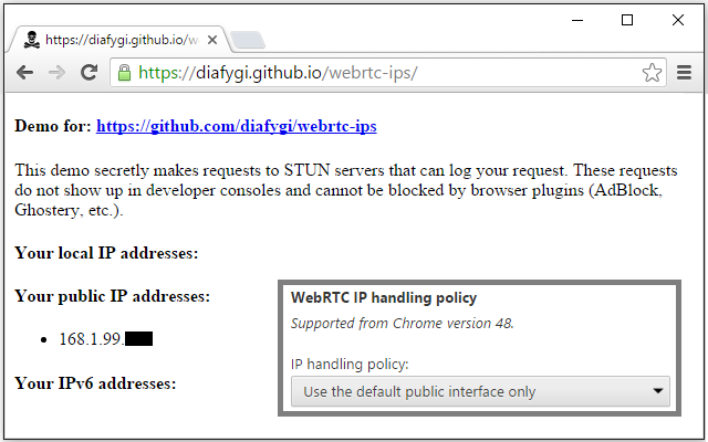 WebRTC Leak Prevent截图2