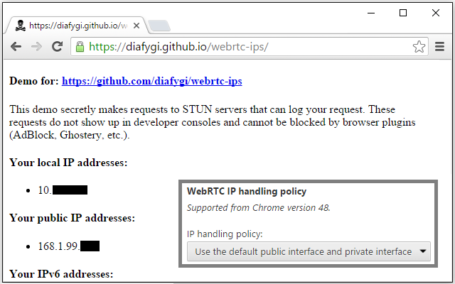 WebRTC Leak Prevent截图3