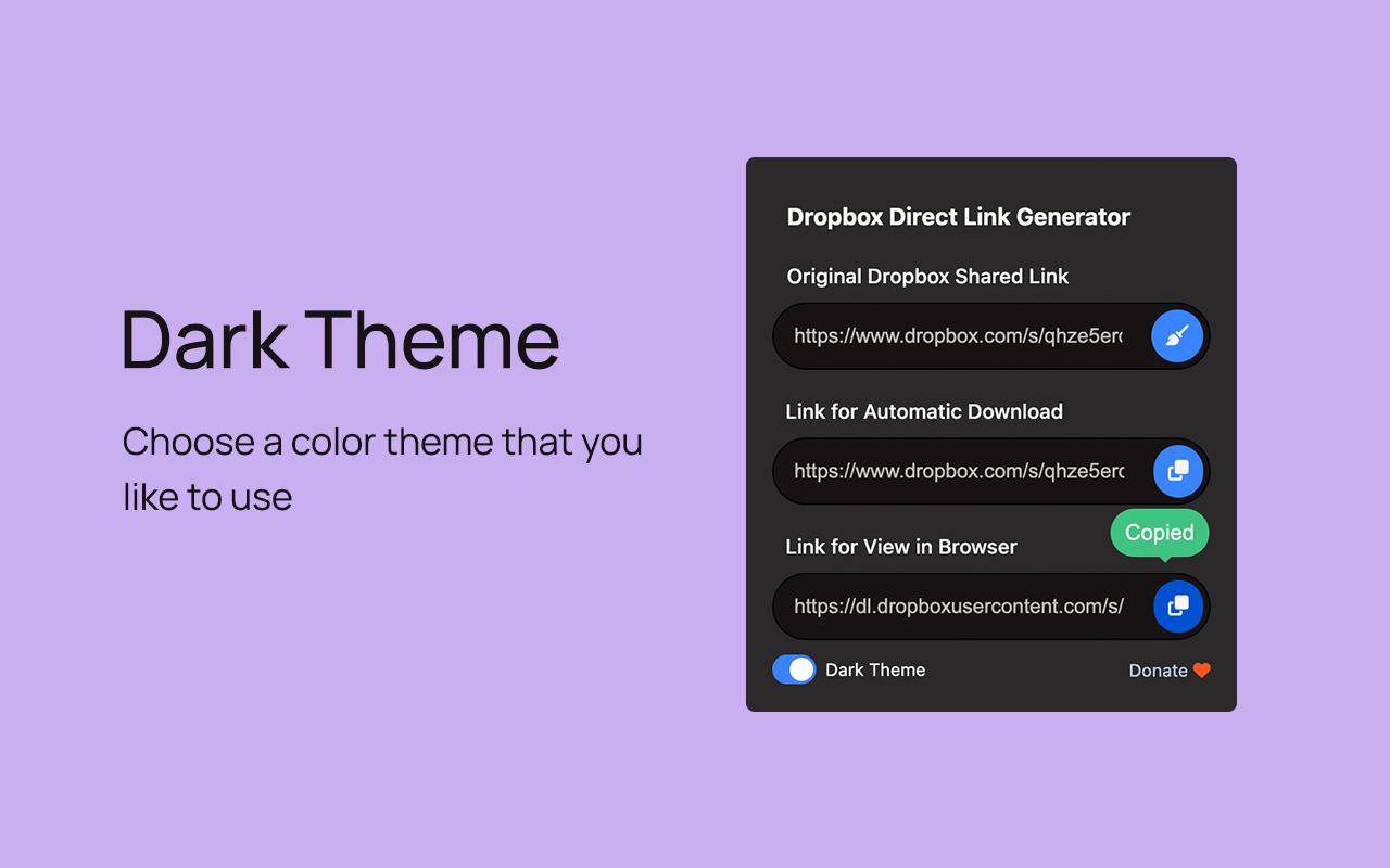 Dropbox Direct Link Generator截图2