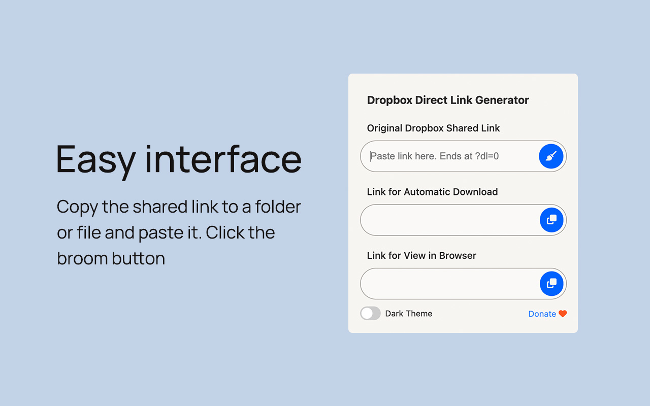 Dropbox Direct Link Generator截图3