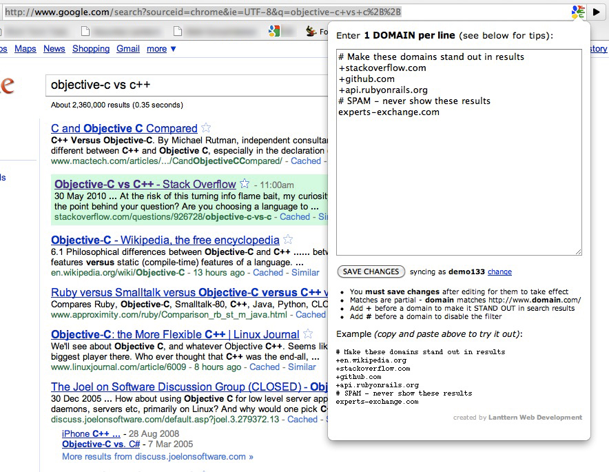 Search Filter截图1