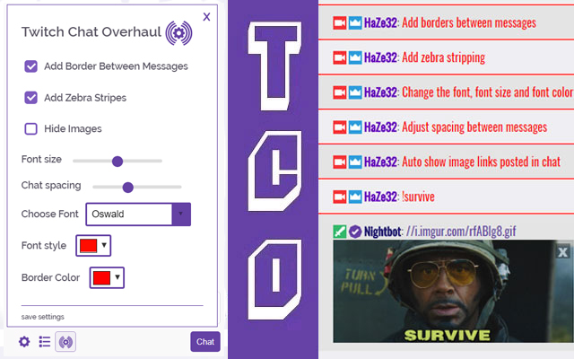 Twitch Chat Overhaul截图1