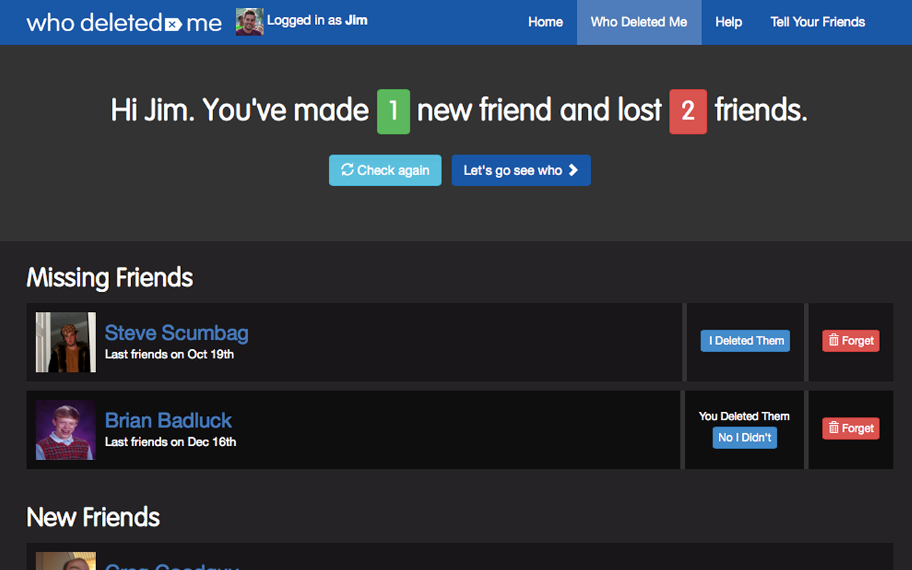 Who Deleted Me - See Who Unfriends You截图1
