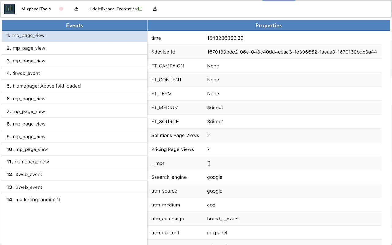 Mixpanel Tools截图4
