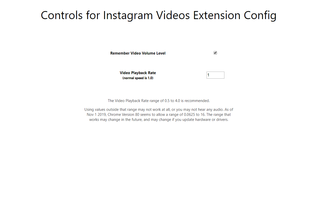 Controls for Instagram Videos截图2