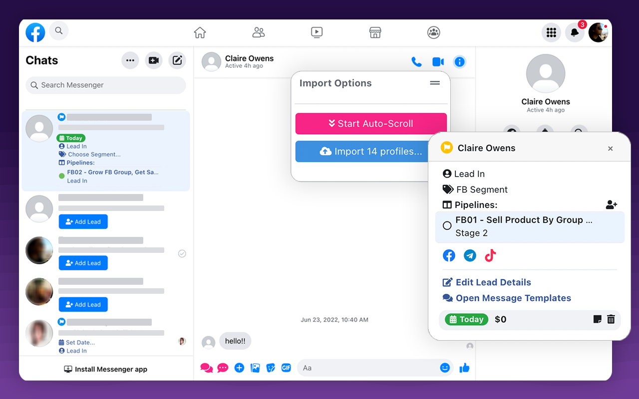 FlowChat - Multi-Platform Chat Management截图5