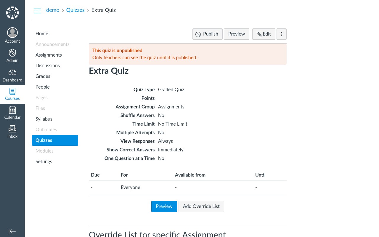 Canvas Tool for Instructors截图1