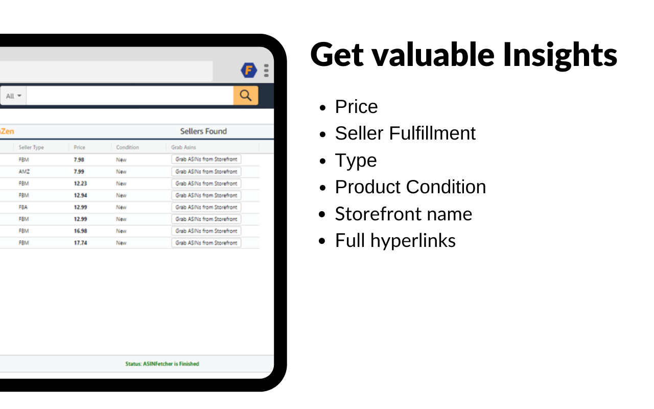 ASINFetcher Amazon ASIN Grabber Tool截图4