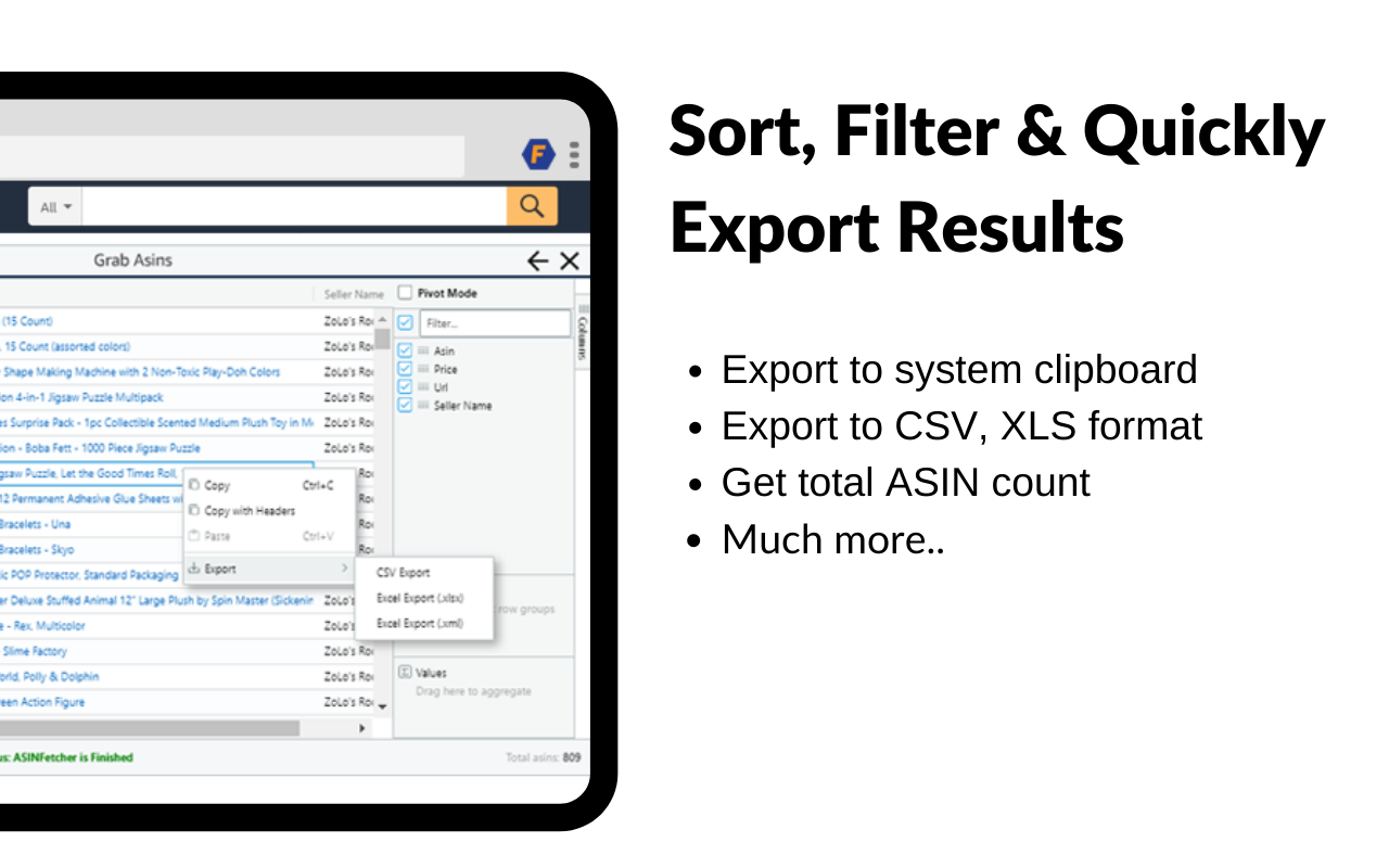 ASINFetcher Amazon ASIN Grabber Tool截图5