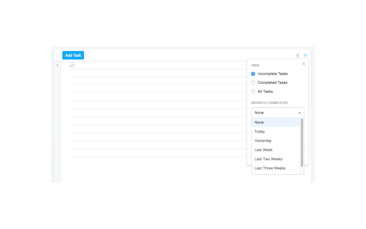 Asana Recently Completed Tasks截图1