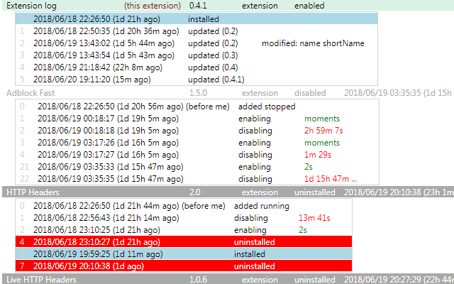 Extension log截图4