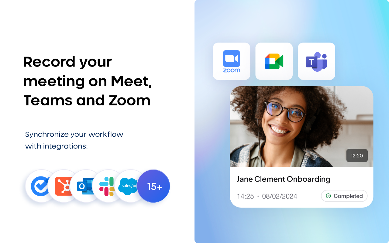 Noota - Screen Recorder & Meeting Assistant截图2