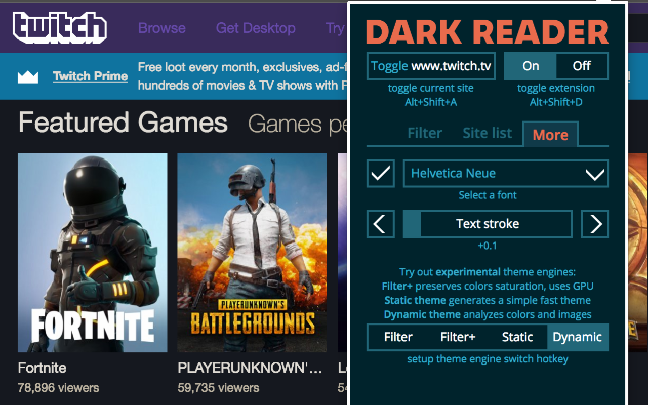 Dark Reader截图1