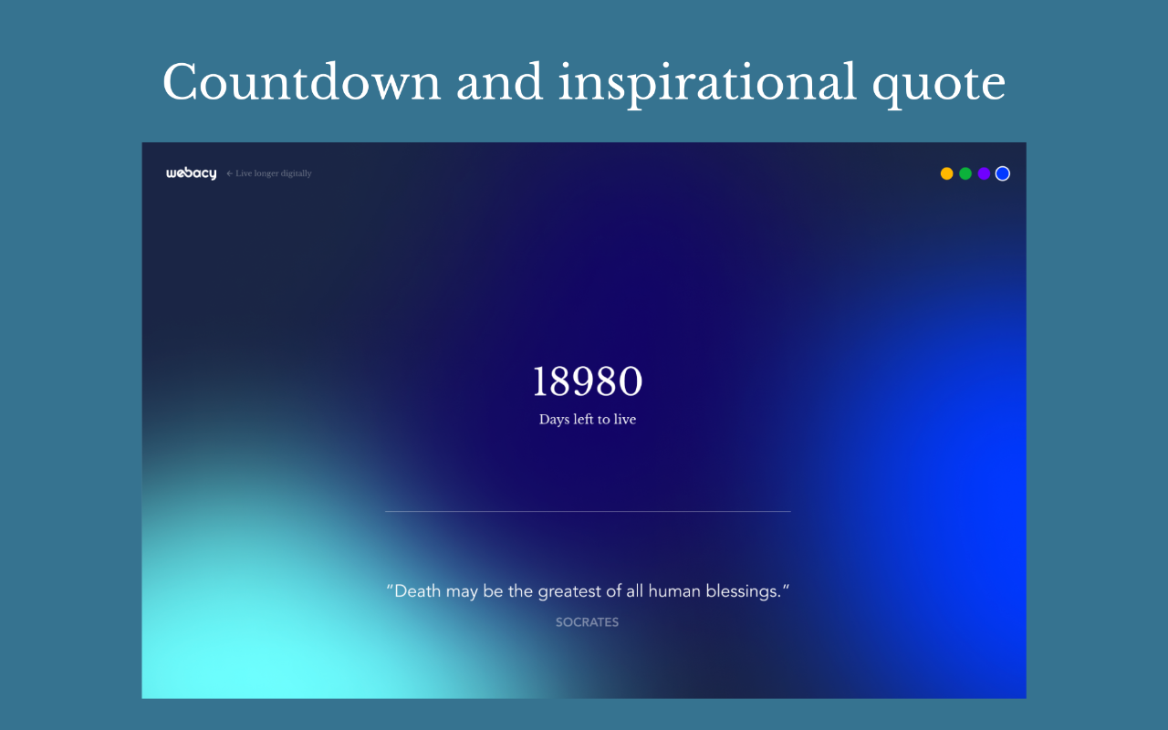Webacy Counter and Motivational Plugin截图3