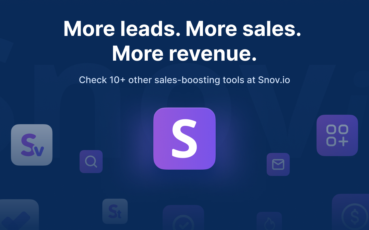 Snov.io 邮箱地址查找工具截图2