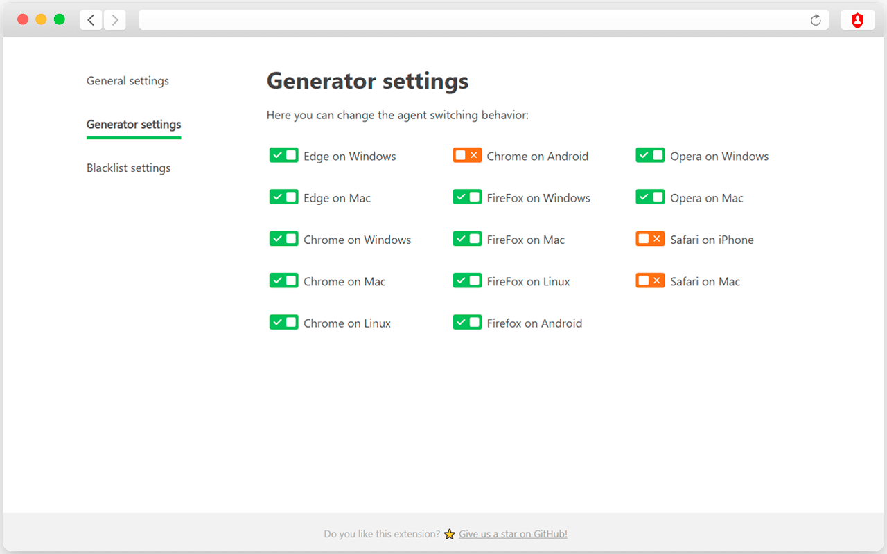 Random User-Agent (Switcher)截图5