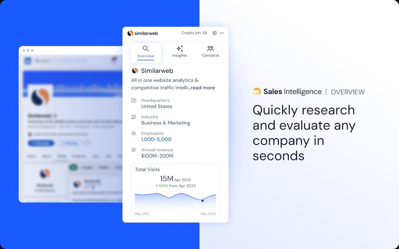 Similarweb Sales Extension - Company & Contact Database截图2