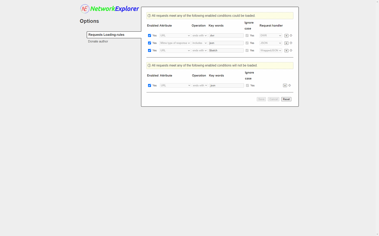 Network explorer截图2