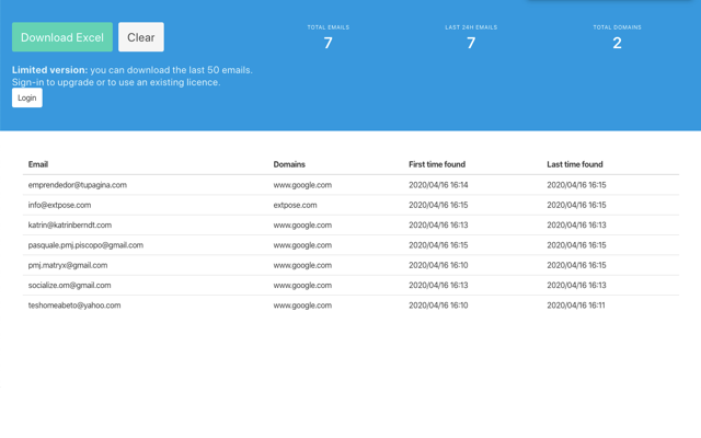 Email extractor email 查找截图1