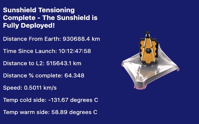 James Webb Space Telescope Tracker截图1