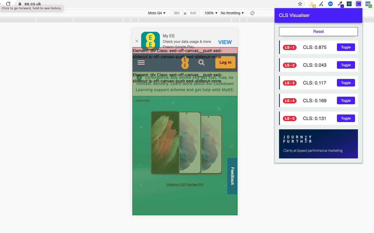CLS Checker - Journey Further截图1
