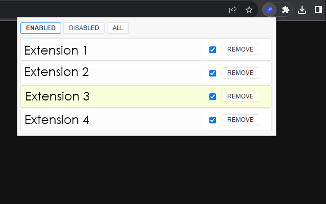 Chrome Extension Manager | Master截图1