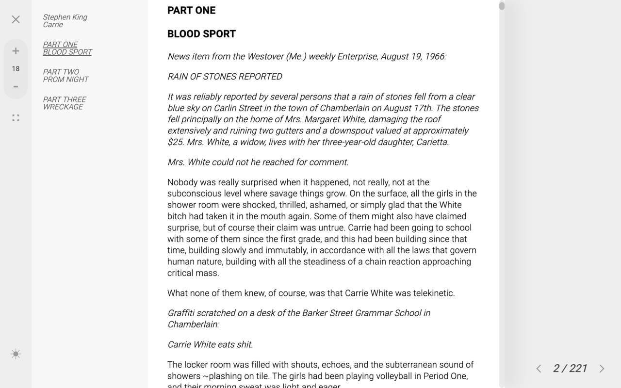 FB2 Chrome Reader截图2