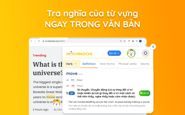 Mochi Dictionary Extension截图3