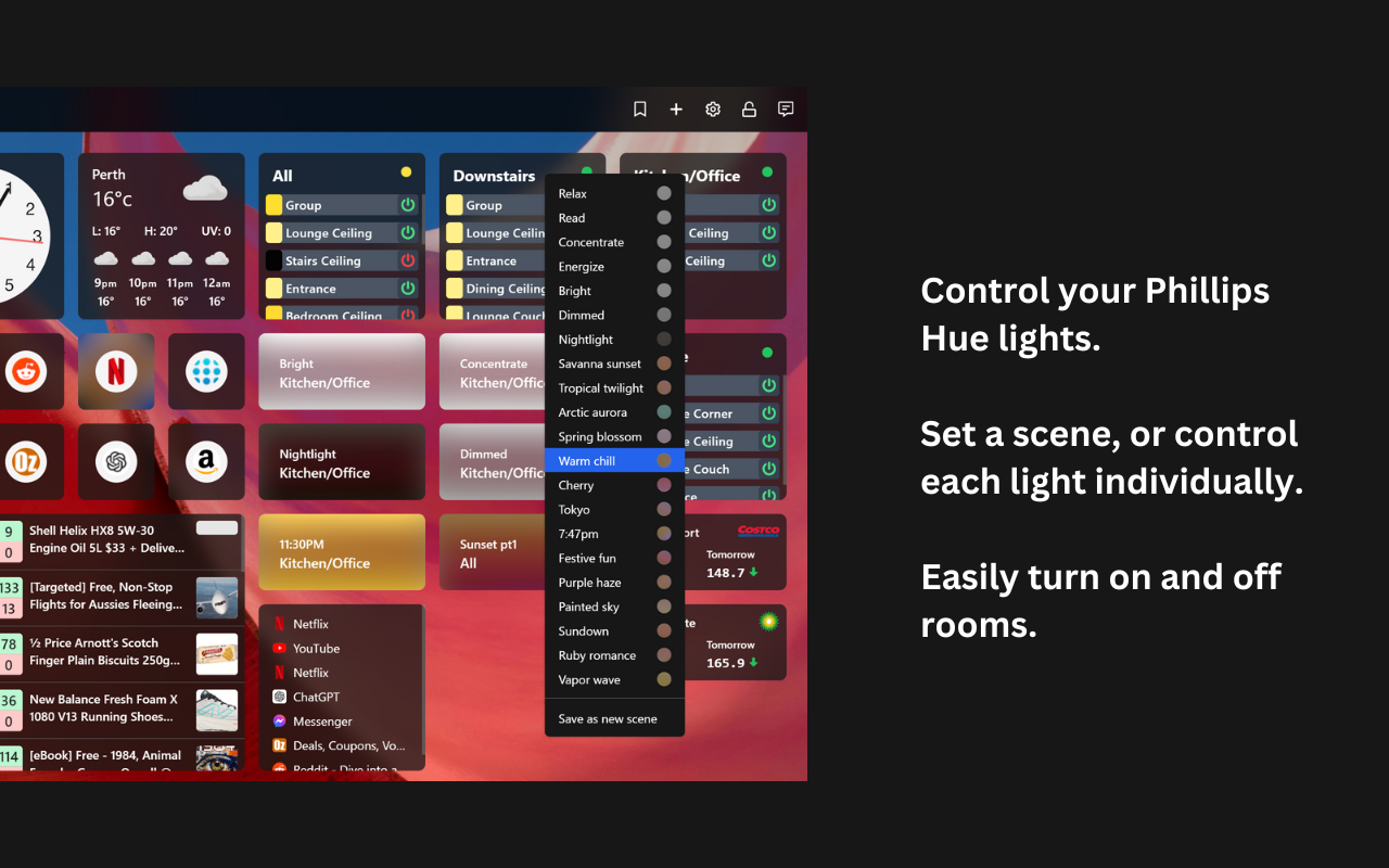 New Tab Widgets截图1