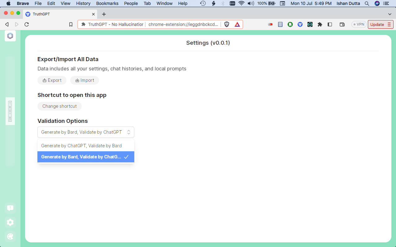 TruthGPT - All-in-one chatbot client截图1