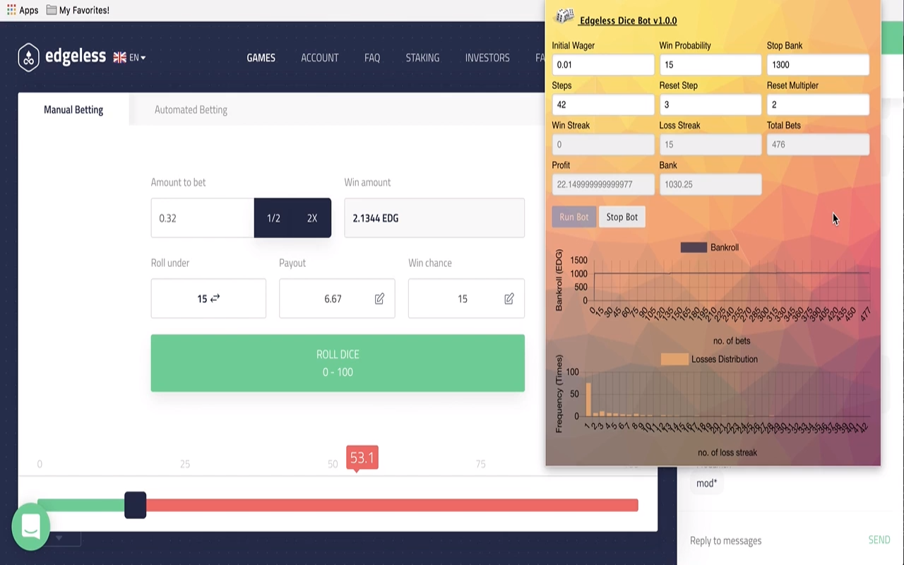 Edgeless Dice Bot截图1