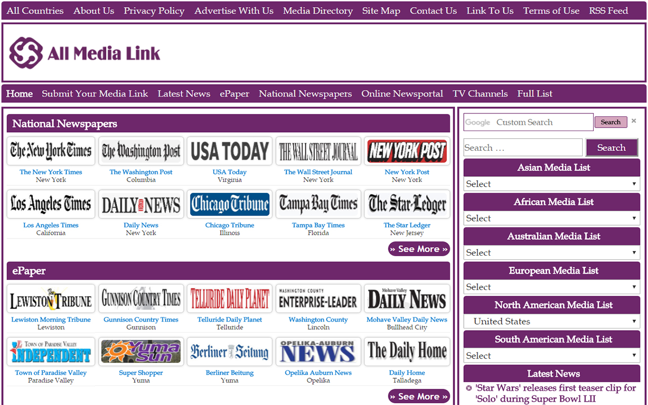 USA Newspapers, Live Radio & All Media Online截图2