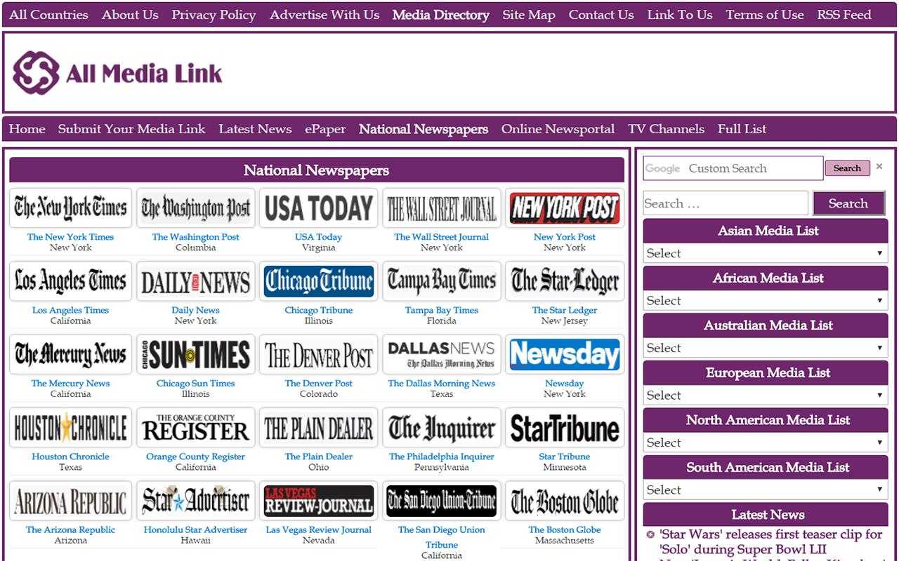 USA Newspapers, Live Radio & All Media Online截图3