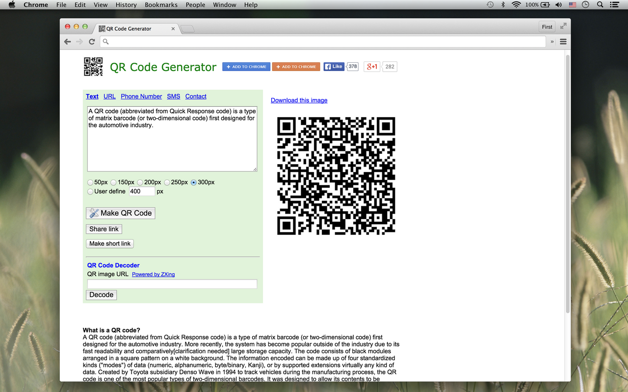QR Code Maker and Decoder截图1