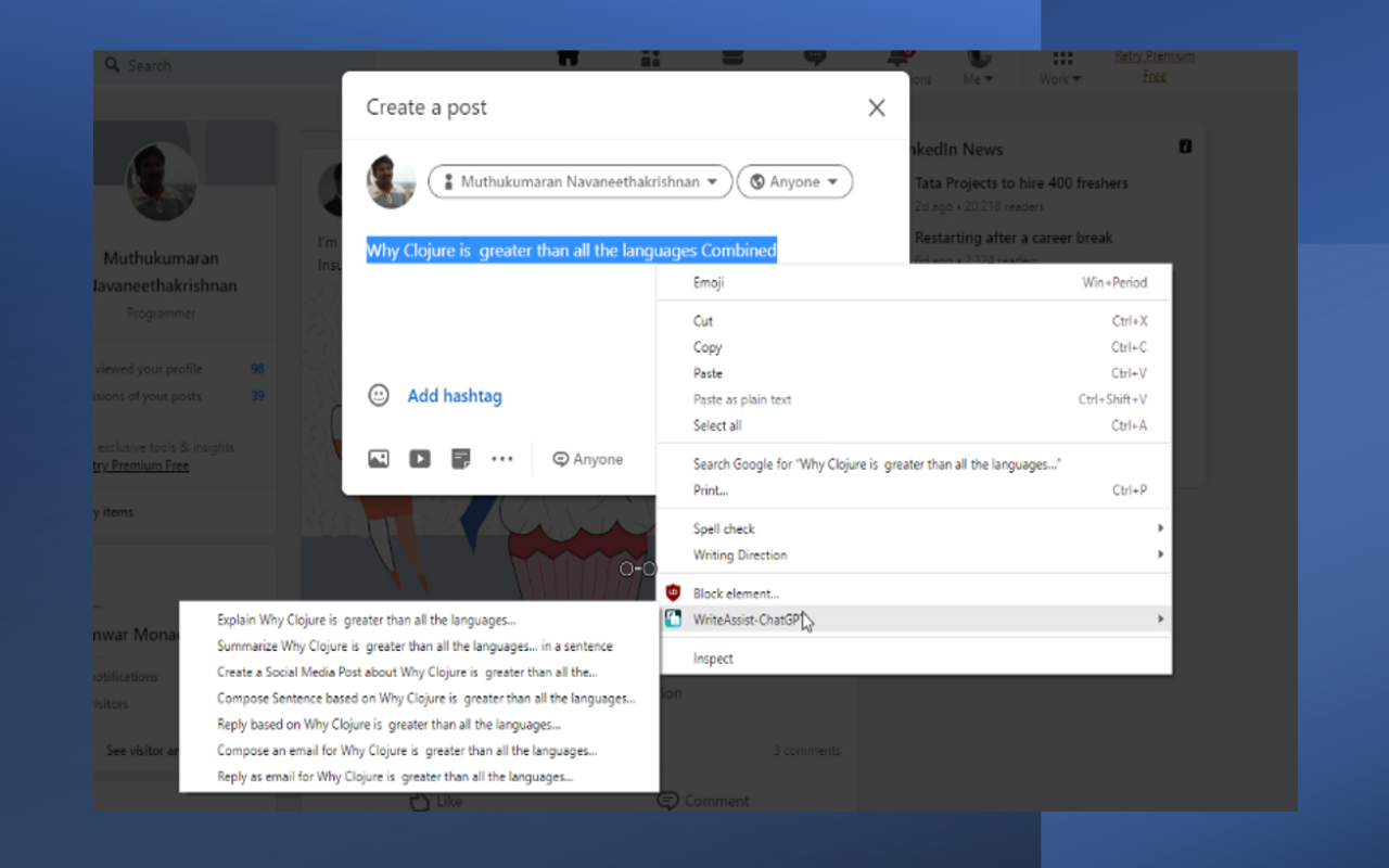 ChatGPT context companion截图3