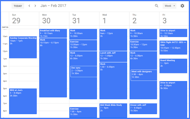 Event Durations for Google Calendar截图1