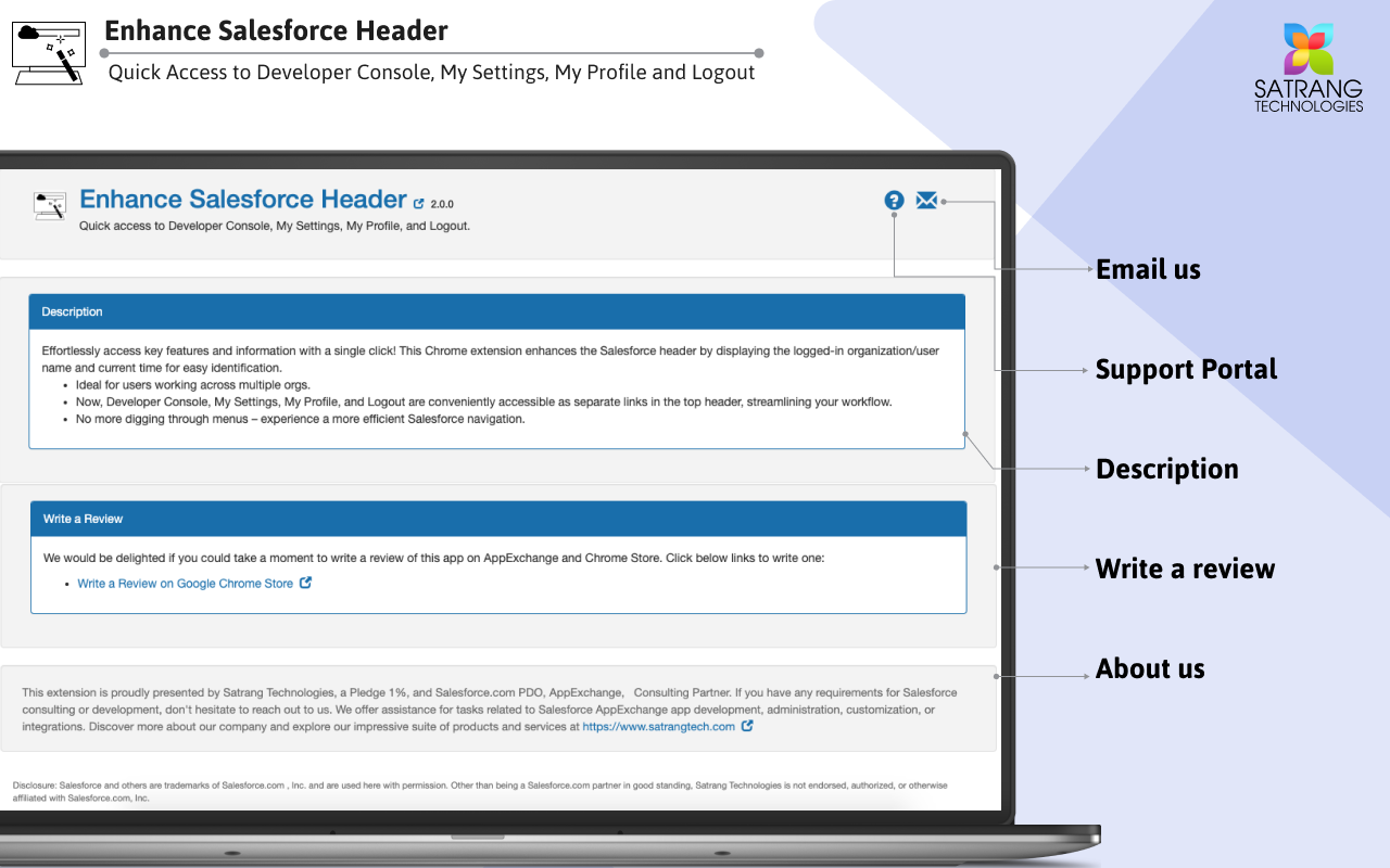 Enhance Salesforce Header截图1
