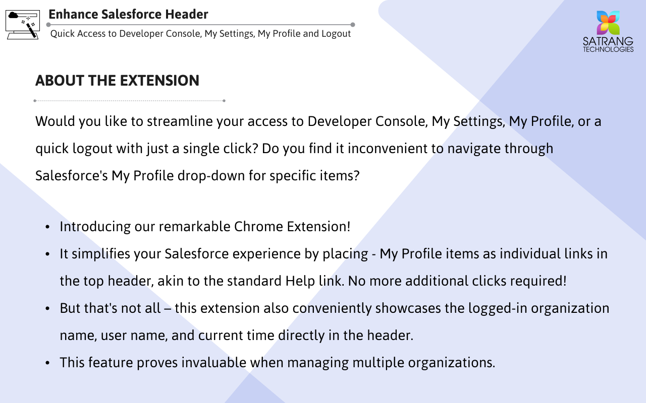 Enhance Salesforce Header截图2