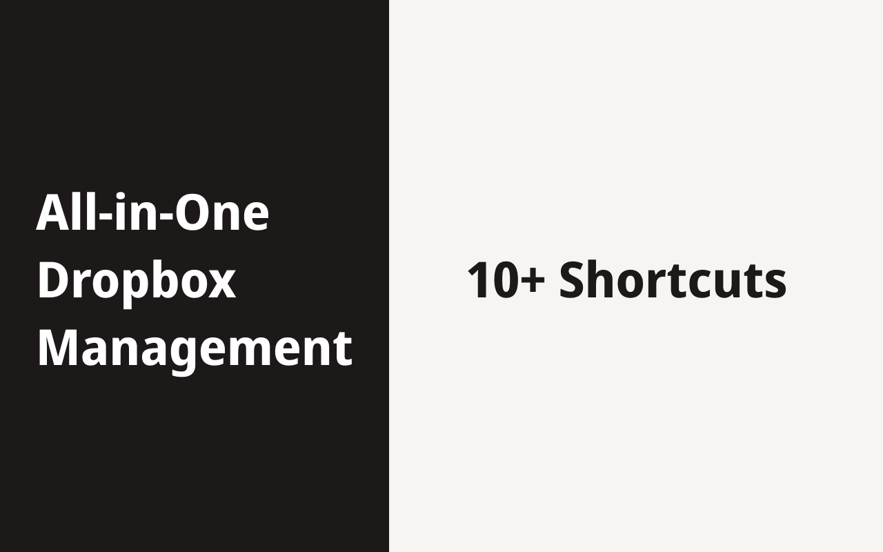 Dropbox 快速菜单截图1