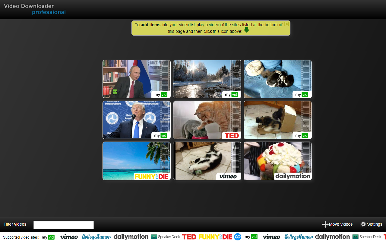 Video Downloader Professional截图1